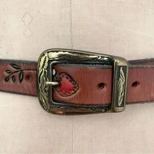 Vintage | Accessories | Vintage 7s Tooled Leather Strawberry  display picture 1